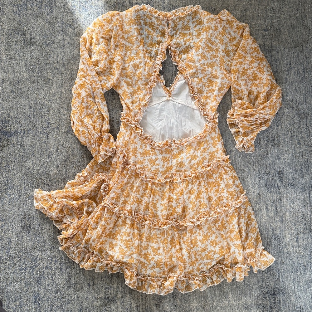 Floral Ruffle Dress - Picture 2 of 3